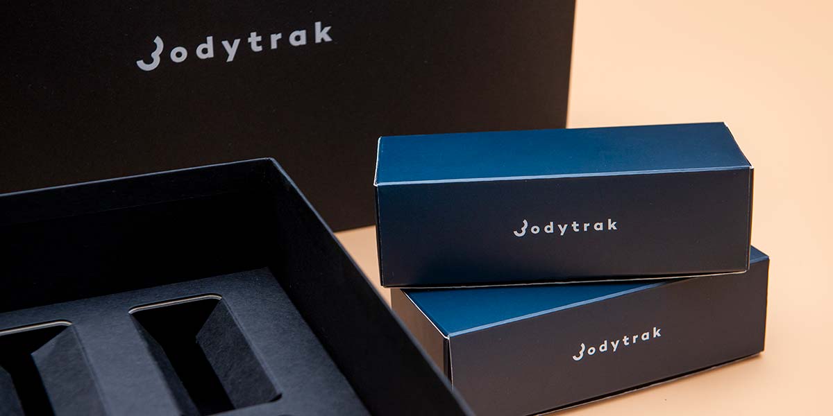 Bodytrak multi-use rigid box packaging
