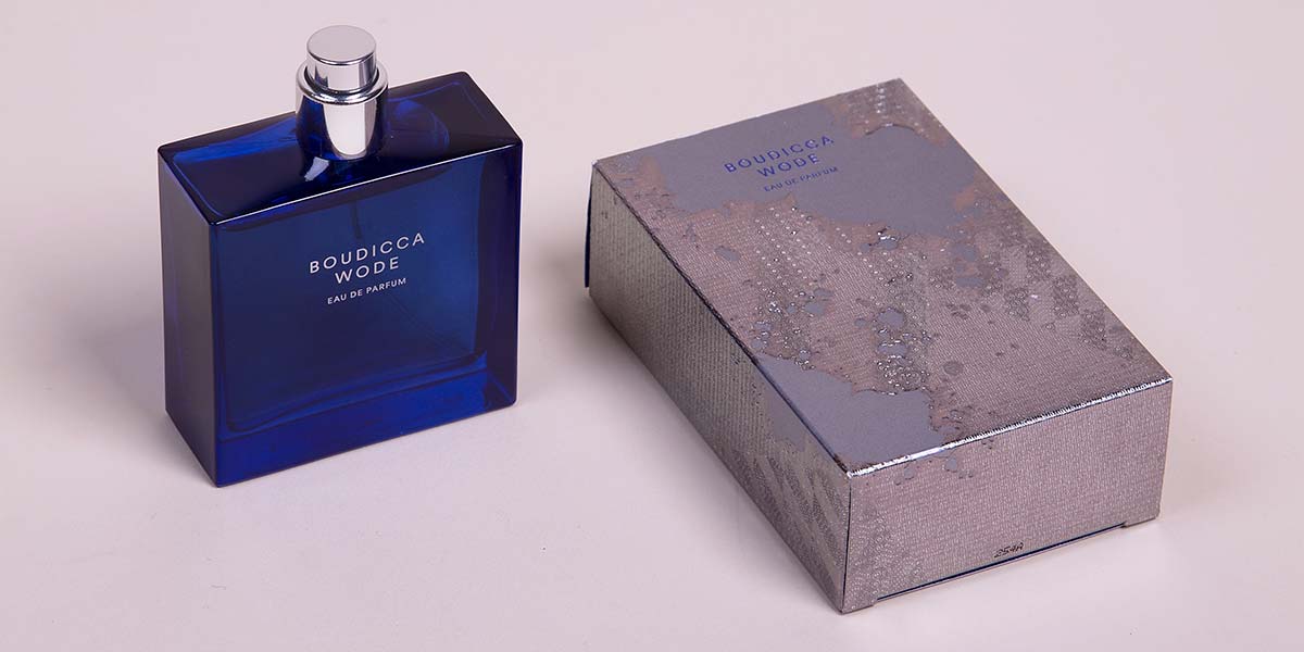 Boudicca Wode perfume bottle and carton